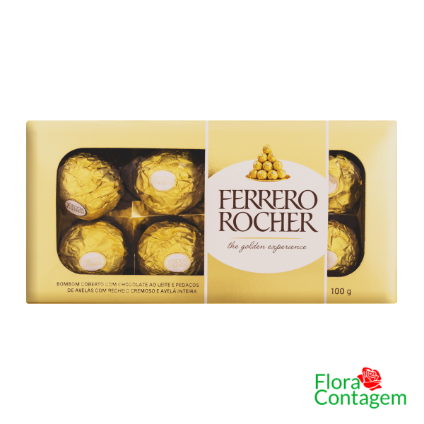 Chocolates Ferrero Rocher com 8 unidades